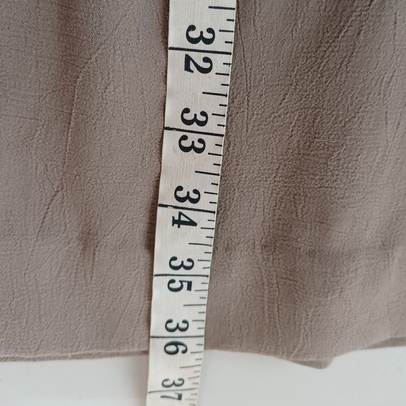 Eileen Fisher Lagenlook Neutral Wrap Midi Skirt - Picture 12 of 15